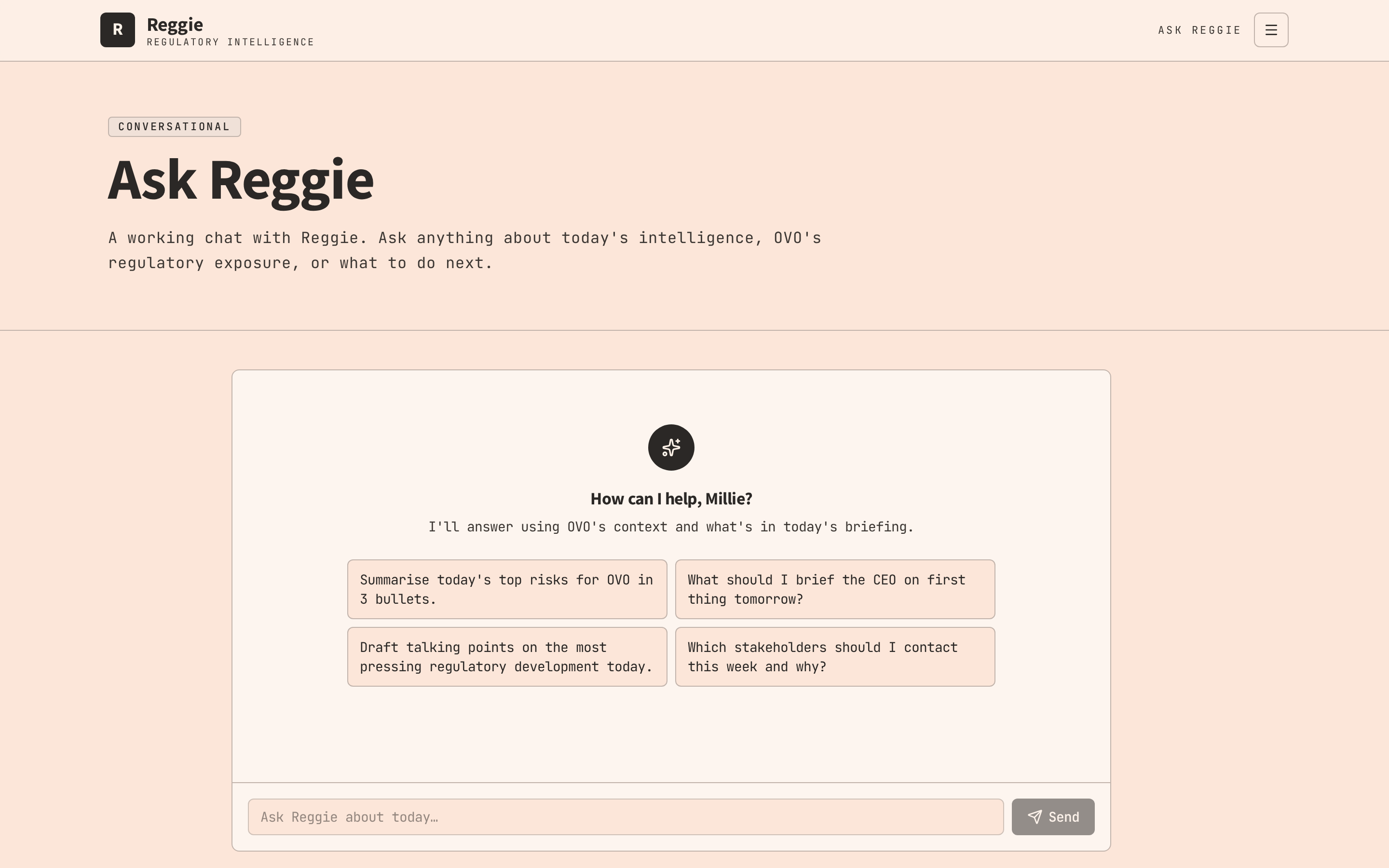 Ask Reggie